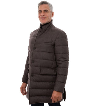 Chaqueta Herno De Lana Marrón