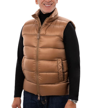 Herno Brown Polyamide Sleveless Jacket