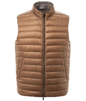 Herno Brown Polyamide Sleveless Jacket
