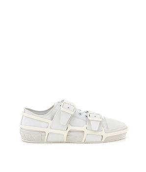 Burberry White Cotton Athletic Sneakers