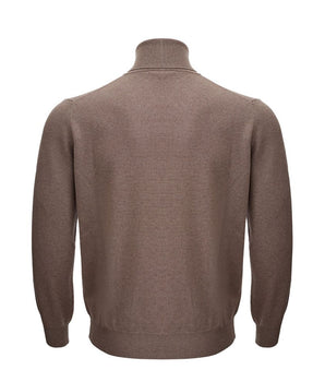 KANGRA Brown Wool Turtleneck