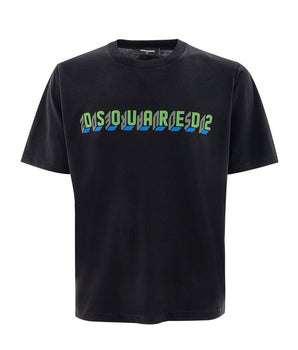 Dsquared² Black Cotton T-Shirt