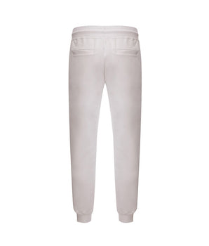 GCDS White Cotton Athletic Pants