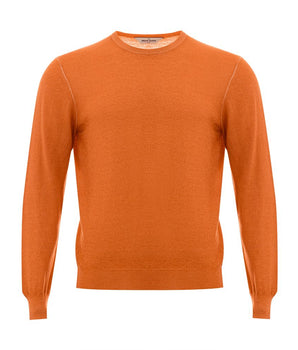 Jersey de lana naranja Gran Sasso