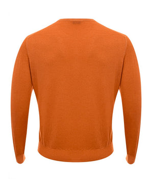 Jersey de lana naranja Gran Sasso