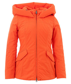 Peuterey Elegant Orange Polyester Jacket for Women