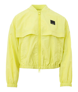 Armani Exchange Chic Yellow Polyamide Jacket for Women