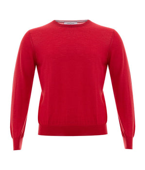 Gran Sasso Elegante Jersey de Lana Rojo para Hombre