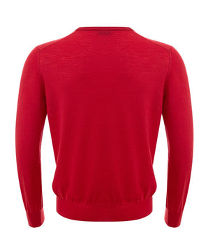 Gran Sasso Elegante Jersey de Lana Rojo para Hombre