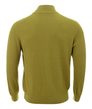 Gran Sasso Elegant Yellow Cotton Cardigan for Men