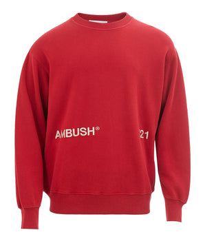 Ambush Red Cotton Sweatshirt