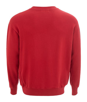 Ambush Red Cotton Sweatshirt