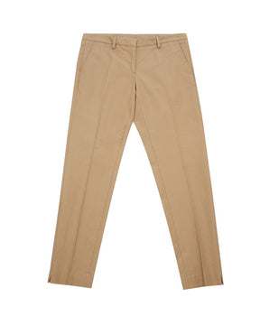 Lardini Elegant Brown Cotton Trousers for Women