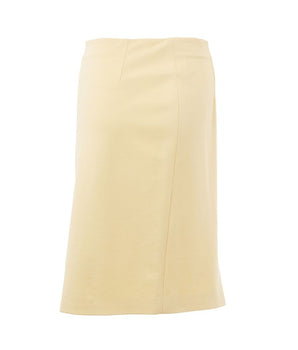 Lardini Elegant Yellow Viscose Skirt for Women