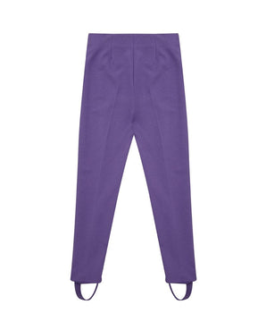 Lardini Elegant Purple Viscose Pants