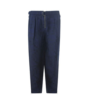 Emporio Armani Blue Linen Jeans &amp; Pant
