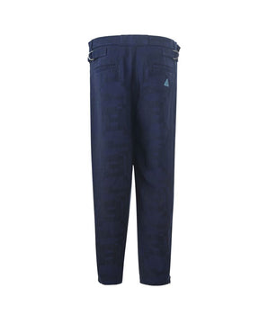 Emporio Armani Blue Linen Jeans &amp; Pant