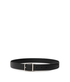 Dolce &amp; Gabbana Black Leather Belt