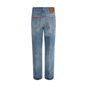 Valentino Jeans with floral details