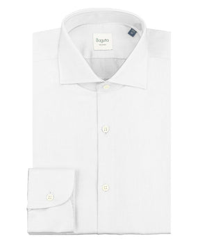 Camisa de algodón blanca Bagutta