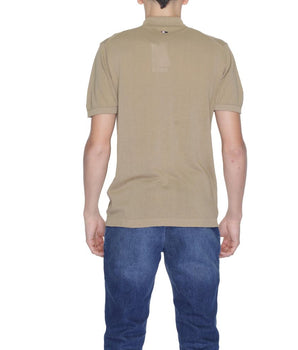 ASOCIACIÓN DE POLO DE EE. UU. Camiseta de algodón beige