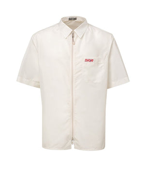 Dior White Polyester Shortsleeve Shirt