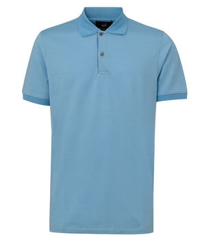 Polo de algodón azul Dunhill