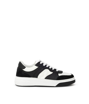 Zapatillas de piel en blanco y negro de Dsquared²