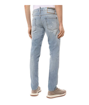Vaqueros Dsquared² de algodón azul claro para hombre