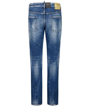 Vaqueros y pantalón de algodón azul Dsquared²