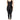 Dolce &amp; Gabbana Black Sleeveless Bodycon Women Jumpsuit Dress
