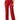 Dolce &amp; Gabbana Red Viscose Straight Fit Pants