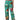 Dolce &amp; Gabbana Green Silk Printed Straight Pants