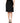 Dolce & Gabbana Black Wool Fringe High Waist Pencil Mini Skirt