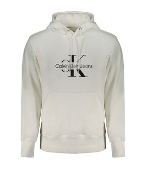 Calvin Klein White Cotton Men Sweater