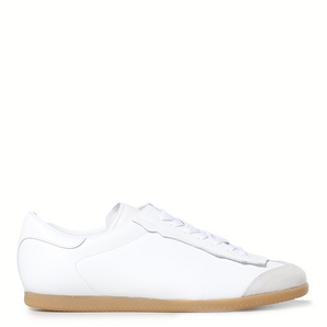 Maison Margiela Low Featherlight Leather And Suede Sneakers