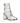 Margiela Gray Calf Leather Bos Taurus Ankle Boots
