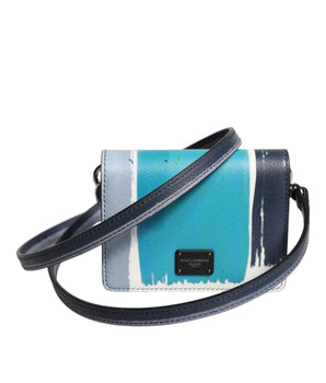 Dolce &amp; Gabbana Multicolor Leather DG Logo Bifold Card Holder Wallet