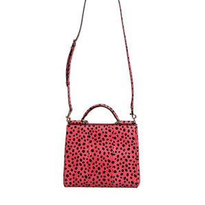 Dolce & Gabbana Pink Exotic Leather Top Handle Tote Crossbody Bag