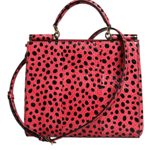 Dolce & Gabbana Pink Exotic Leather Top Handle Tote Crossbody Bag