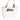 Dolce & Gabbana White Leather #DG BEATRICE Top Handle Tote Bag