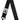 Dolce & Gabbana Black Stretch Polyester Rubberised DG Logo Keychain