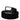 Dolce &amp; Gabbana Black Cotton Silver Tone Metal Buckle Belt