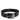 Dolce &amp; Gabbana Black Shiny Leather Silver Metal Buckle Belt