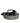 Dolce & Gabbana Gray Leather Silver Tone Metal Buckle Belt