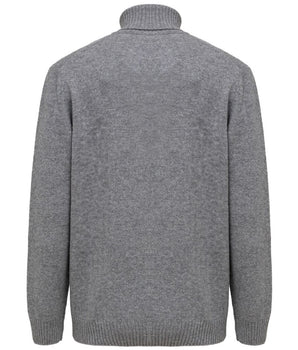 Cruciani Gray Cashmere Turtleneck