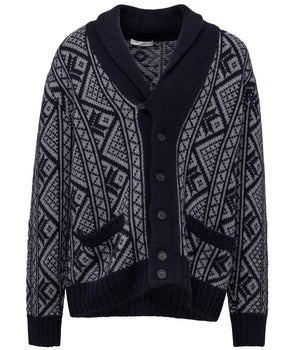 Cruciani Bicolor Cashmere Cardigan