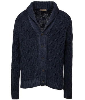 Cruciani Blue Cashmere Cardigan