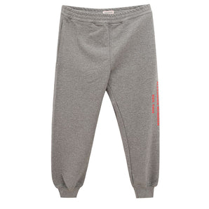 Alexander McQueen Pantalones elegantes en mezcla de algodón gris