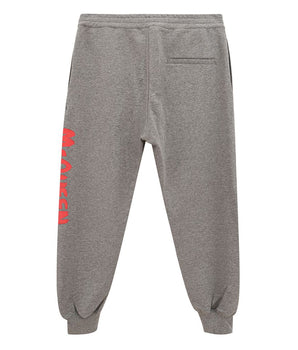 Chic grey cotton blend trousers by Alexander McQueen